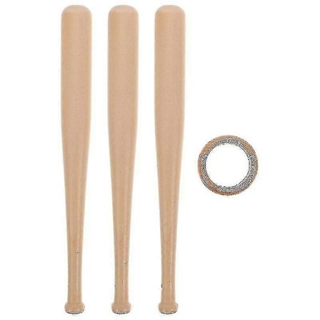 1 Set Trä Mini Basebollträ Form Basebollhållare Basebollställ