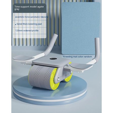 Rebound Ab Slide Rollers Med armbågsstöd Unisex maghjul Tystnad Träning Smart Abs Fitness Plank Trainer