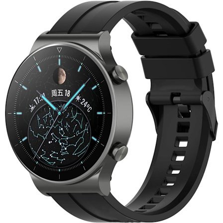 Huawei Watch GT2 Pro rannekoru silikoni Black