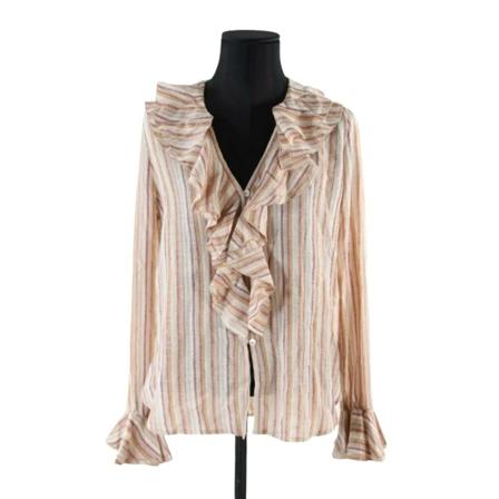 Chloé Pre-owned Pre-owned Tyg toppar beige, Dam, Dam, Storlek: M