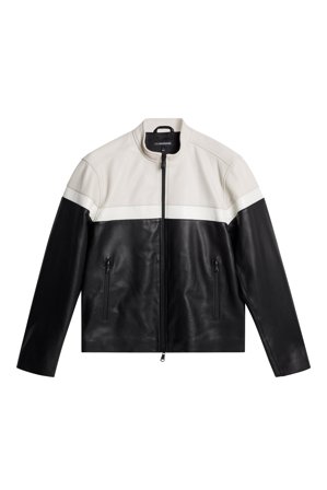 J.Lindeberg - Brodie Biker Jacket - Schwarz - Mann - S
