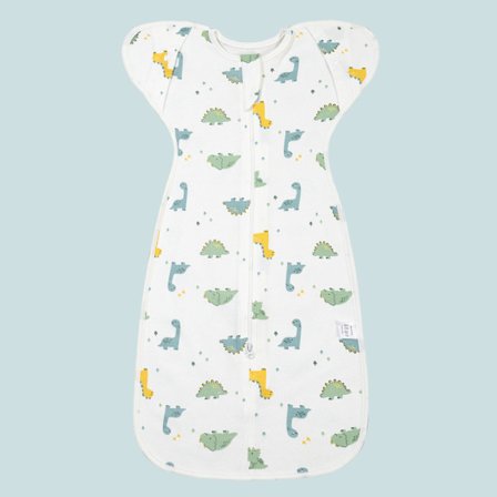 Sommer åndbar baby sovepose er egnet til 0-6 måneder (Dinosaur/67cm)