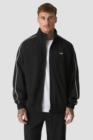 ICANIWILL - Contrast Track Jacket Black - Langermet - Herre - ICIW