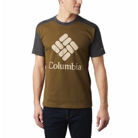 Columbia Montrail Men's Lodge Logo Tee Men short-sleeved sweaters Green XXL