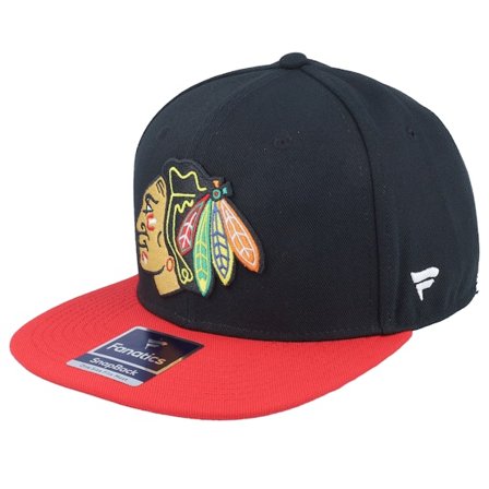 Fanatics - Chicago Blackhawks Black/Athletic Red Snapback Snapback Black Cap - NHL @ Hatstore