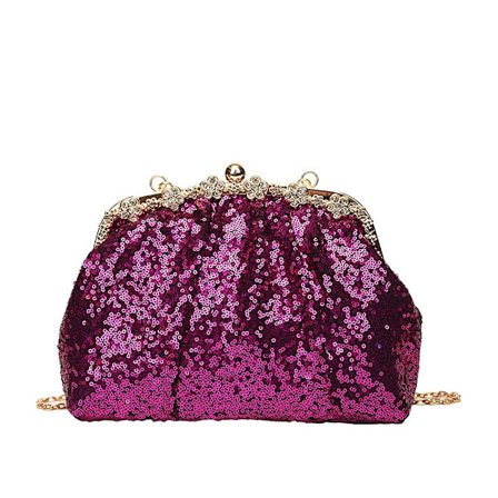 Evening Bag Crossbody Axelväskor ROSE RED