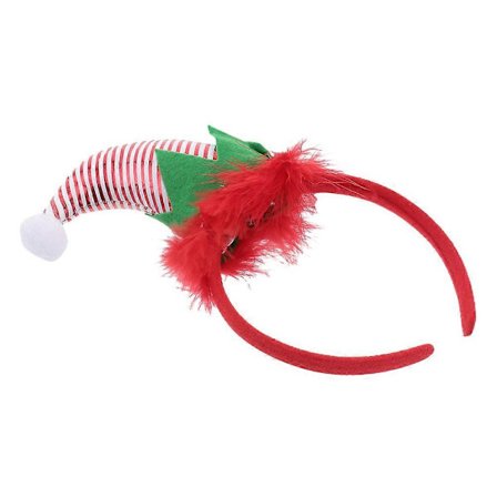 Julemandshue Hårbøjle Jul Fuzzy Hårbøjle Cosplay 3 Sæt