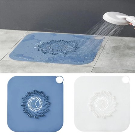 Duschbrunnshårssamlare Kökshossilfilter Silikondeodoriserande dyna För badrum Badkar Kök