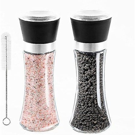 Salt- och Pepparkvarnset 2-pack Manuell Kryddkvarn