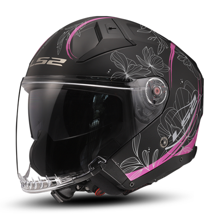 LS2 OF603 INFINITY II LOTUS Öppen Hjälm Matt Rosa XS