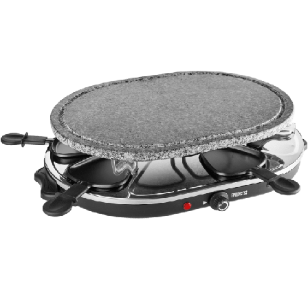 Princess Raclette Set Classic Stone Köksmaskiner Unisex Grå