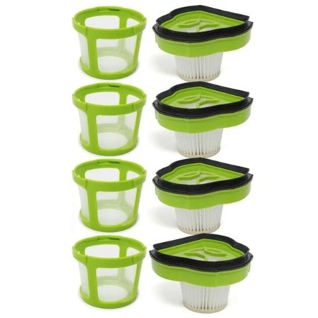 4 st dammsugarfilter kompatibla med Bissell Pet Hair Eraser Pack 4