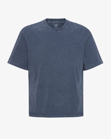 Oversized Organic T-Shirt - Neptune Blue - Male - XS
