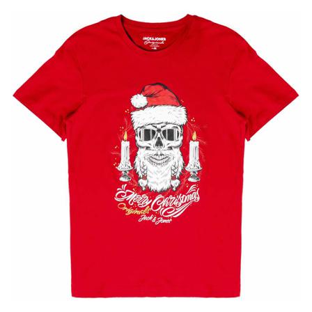 Jack & Jones, T-Shirts Czerwony, Mężczyzna, Rozmiar: S