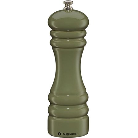 Zassenhaus Saltkvarn 18 cm, olive green | Matlagning > Köksredskap > Kryddkvarnar > Saltkvarn | Bagaren och Kocken