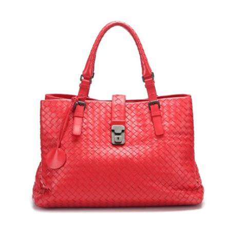 Bottega Veneta Vintage, Pre-owned Handbag Rood, Dames, Maat:ONE Size