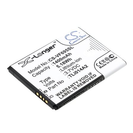 Batteri for SmartPhone, Mobil for Vodafone Smart First 6, V695, VF-V695 og andre.
