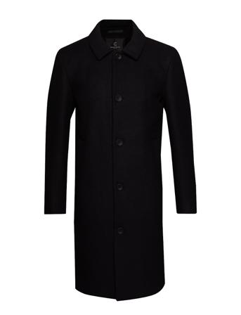 Aslan Mac Coat Outerwear Coats Winter Coats Svart Bruuns Bazaar