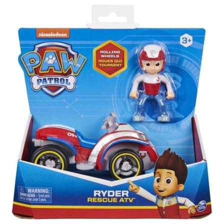 Paw Patrol Fordon Med Figur Ryder Multifärg