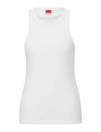Classic Tank T-shirts & Tops Sleeveless Hvit HUGO*Betinget Tilbud