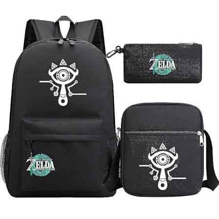 "zelda Kingdom Tears" Trykt Skolesekk for tenåringsstudenter - 3-delt ryggsekksett for menn og kvinner