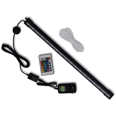 vidaXL LED-bubbellampa till Akvarium RGB 48 cm