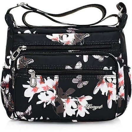 Skulderveske for kvinner, skulderveske, håndveske, avslappet reiseveske med flere lommer