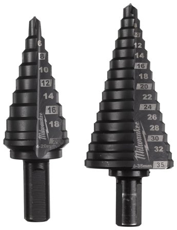 Milwaukee 48899398 Kobolttiporrasporanteräsarja 2 osaa, Koneiden tarvikkeet & käyttöosat