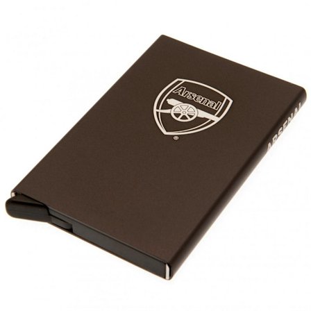 Arsenal FC Aluminium Card Holder 9.5cm x 6cm Svart
