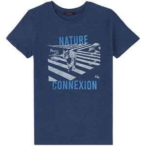 Kids - IKKS Blue Logo T-shirt 8 years - Tops - 8 years - Blue - Junge