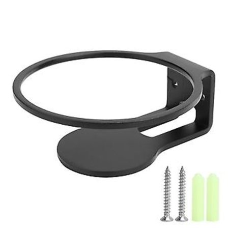 Veggmontert Mini Høyttalerholder for HomePod mini Aluminium 1 stk Svart