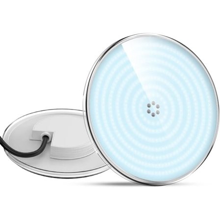 Resinfyldt LED Pool Floodlight, 35W PAR56 Pool Lampe (300W Halogenpære Ækvivalent), LED Pool Spot Pære, 3500lm, 140° Spredningsvinkel, IP68 Vandtæt