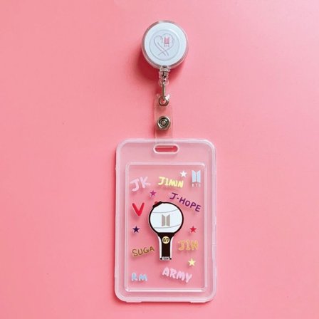 Taitettava korttikotelo ID Business Case BTS BLACKPINK IC