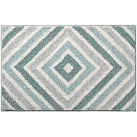 Sklisikker badematte baderomsteppe superabsorberende myk maskinvaskbar for baderomstoalett