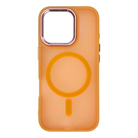 Mobilskal till iPhone 16 Pro Max Magsafe Magnetic Collection - Orange