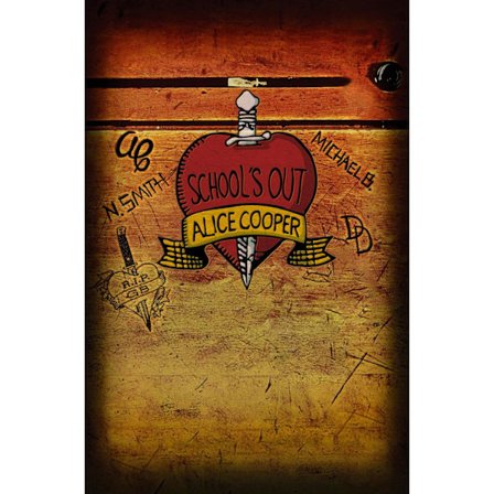 Posterflagga - Alice Cooper - Schools Out