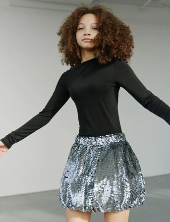 Sofie Schnoor Young Carisy Skirt - Silver - 128