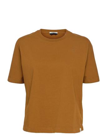 Organic Cotton Short Sleeve Tee Brown Scotch & Soda