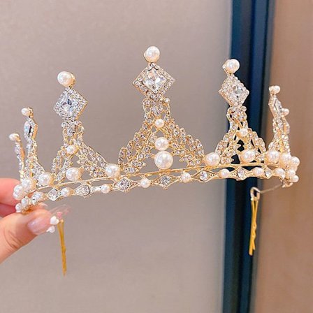 Princess Crown Tiaras pannebånd STIL 2 STIL 2