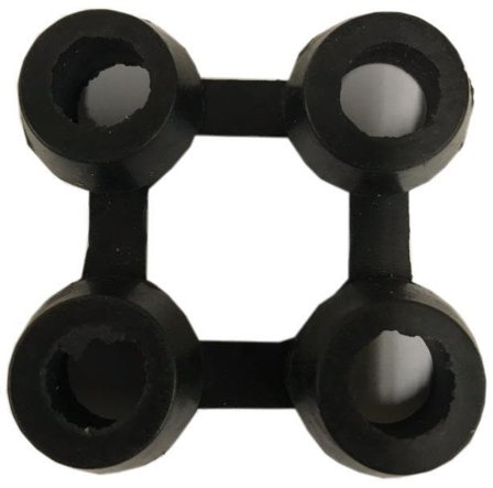 Duri 18020 Ringgummimatta koppling, svart, Utemöbler