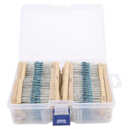 3120st Metallfilm Resistor Kit 156 Värden Skydd Diverse Set Elektroniska Komponenter 1/4W