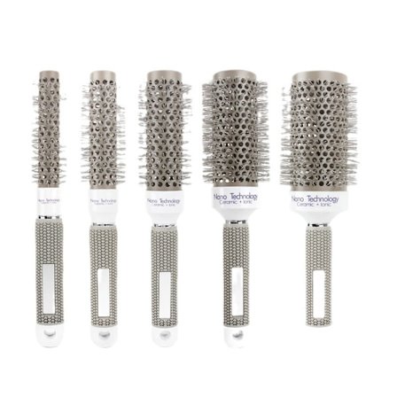 Nano Teknologi Keramisk-Ionisk Hårbørstesett - Profesjonelle Stylingverktøy for Normale Hårtyper
