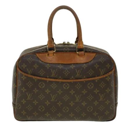 Louis Vuitton Vintage, Brown Canvas Louis Vuitton Deauville Bruin, Dames, Maat:ONE Size