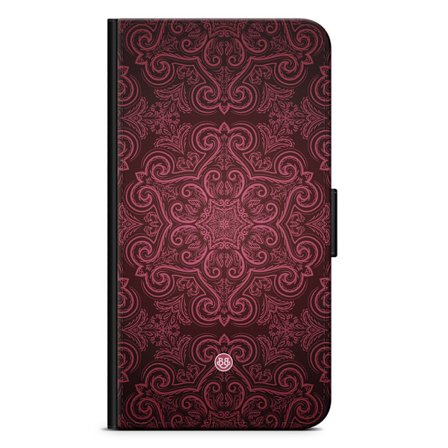 Bjornberry iPhone 14 Plus Fodral - Röd Retromönster