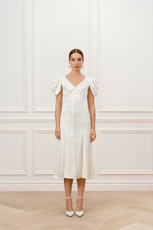 Malina Bridal - Roxanne midikleid - L - Cream