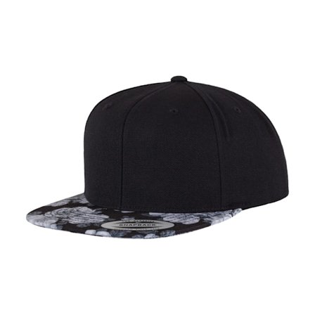 Flexfit by Yupoong Unisex Rosor Tryck Snapback Cap En Storlek Bla