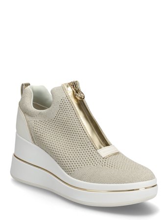 Michael Kors Emmy Wedge Zip Slip On - Gold - 42