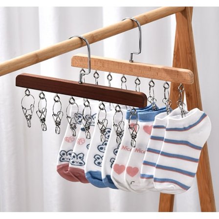 Plassbesparende kleshengere, klesstativ, sokker undertøy henger henger, sklisikker stor kapasitet klesorganisering henger