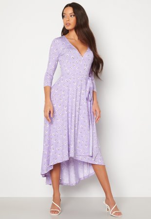 BUBBLEROOM Clara high low dress Floral Klær