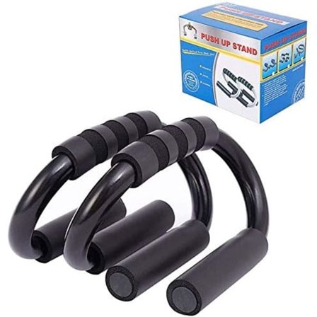 Push Up Bar med skumhandtag Fitness PushUp Stand Bar S-formad handtag Push Sit Up's Bars Bröstpress Up